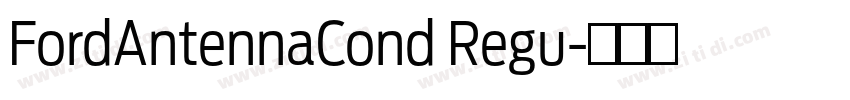 FordAntennaCond Regu字体转换 FordAntennaCond Regu字体转换